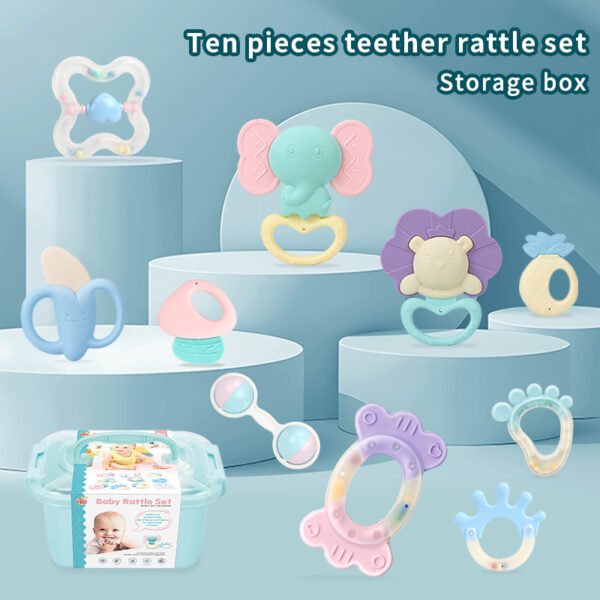 Beblora Premium Baby Rattle Set