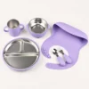 Beblora_Lavender_Feeding_Set_1200x1200_220KB Stainless Steel Baby Feeding Set – 6 Pieces
