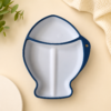 Fish plate blue color Beblora Silicone Fish Plate
