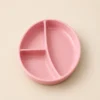 Baby Divided Feeding Plate – Pink