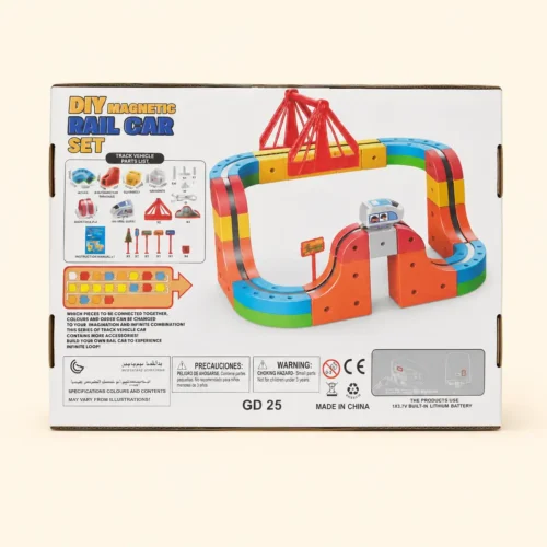 DIY Magnetic Rail Car Set GD25