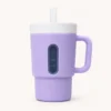 Silicone Baby Sippy Mug with Straw Silicone Baby Sippy Mug with Straw