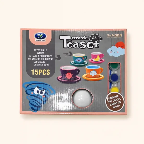 Kids Ceramic Tea Set 15 Pcs