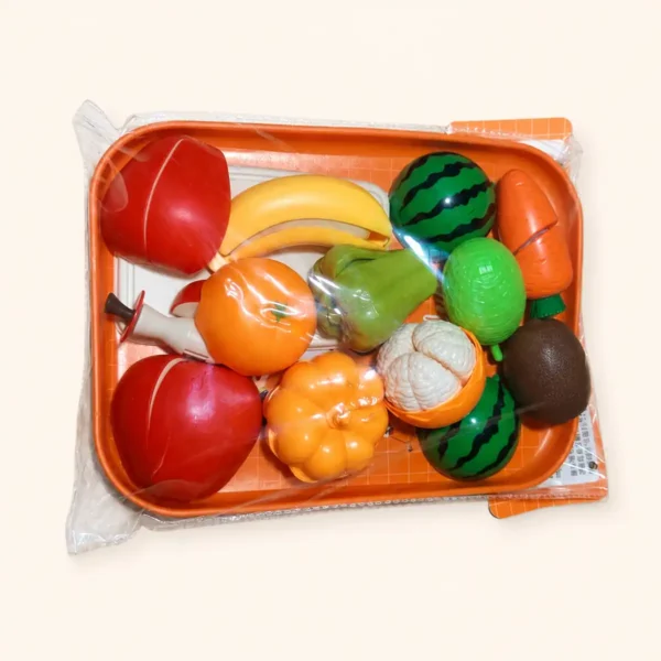 Colorful Fruit Basket Play Set for Kids